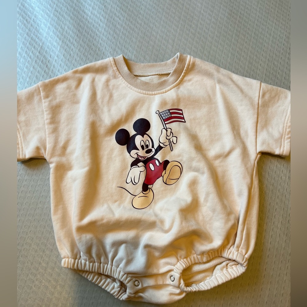 Baby bubble romper